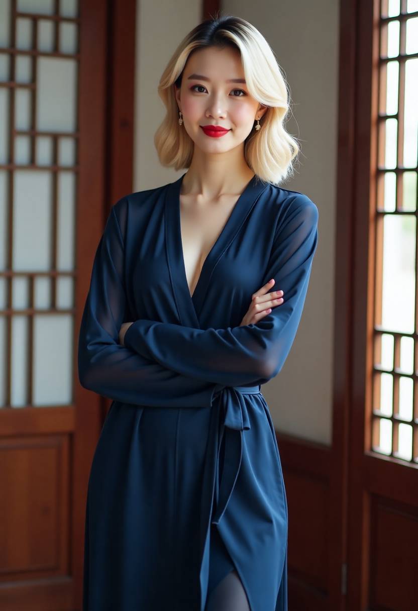 小城黄昏里的一扇窗
